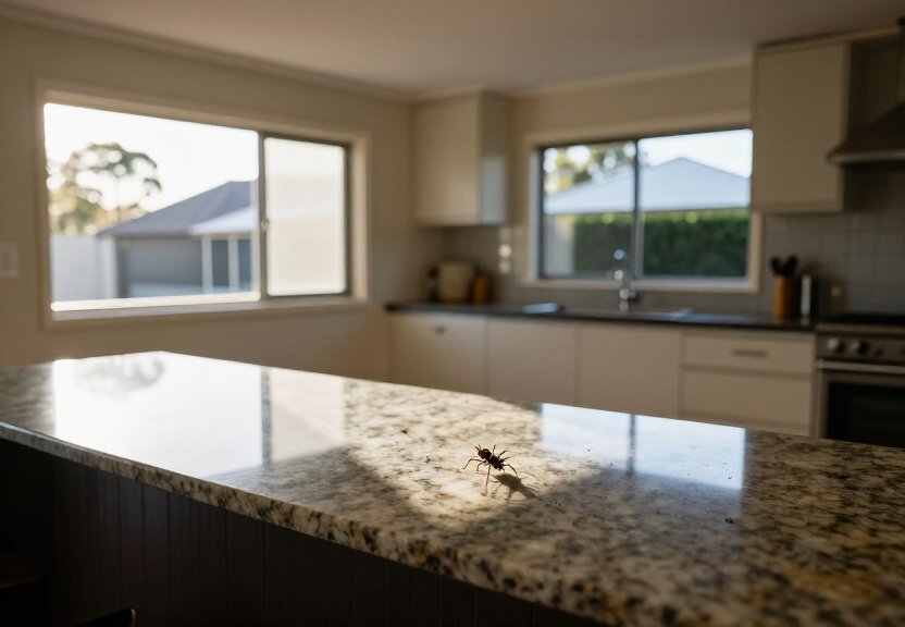 Ant-free bathroom in Kellyville after treatment